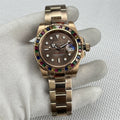 Seiko Yacht-Master Rose Gold Diamond Bezel Mod Watch