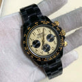 Seiko Daytona Black Arabic Mod Watch