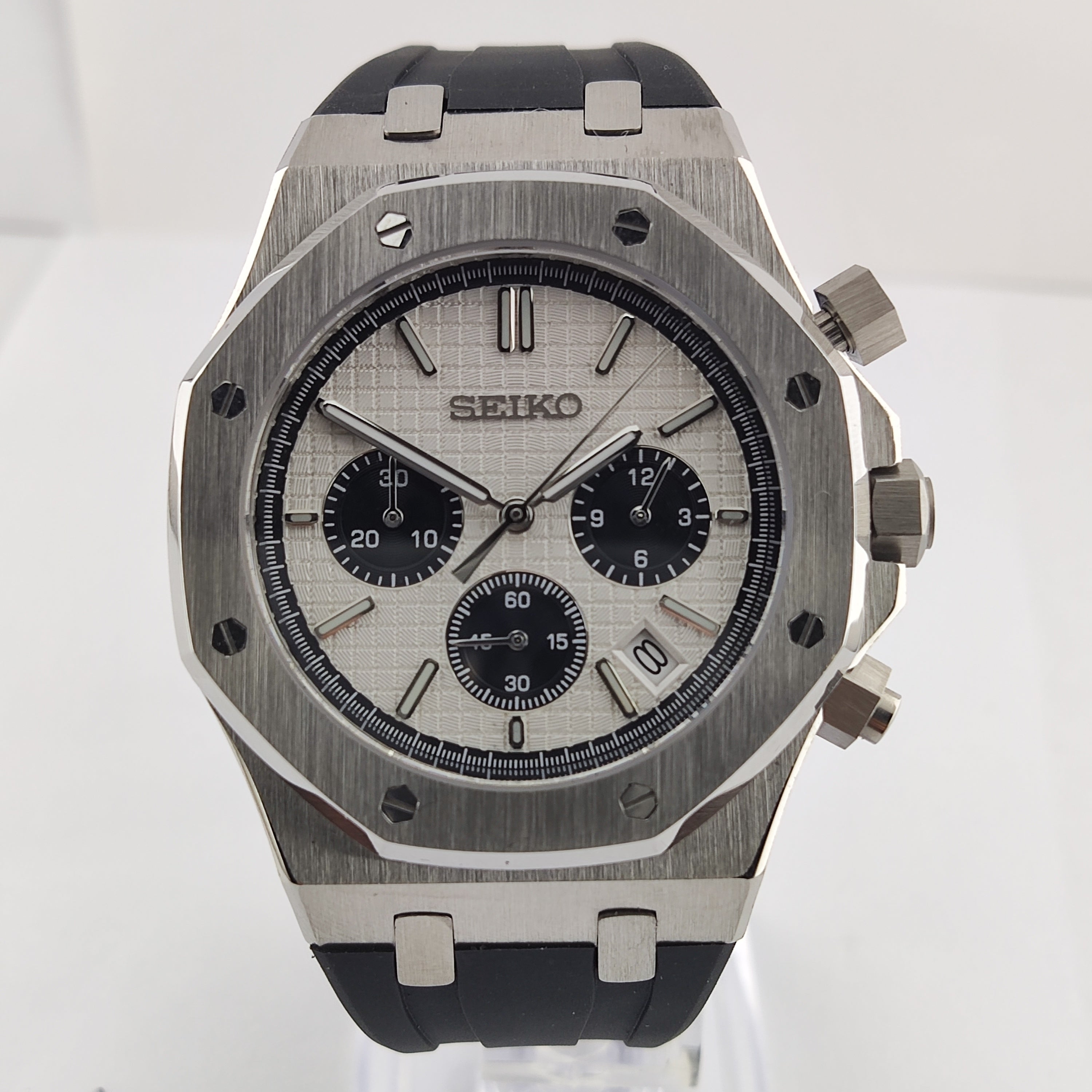 Seiko Royal Oak Mod Chronograph Mod Watch