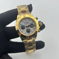 Seiko Daytona Meteorite Gold Mod Watch