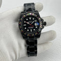 Seiko Yacht-Master Black Diamond Bezel Mod Watch