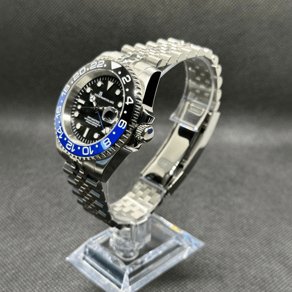 Seiko GMT Batman Mod Watch