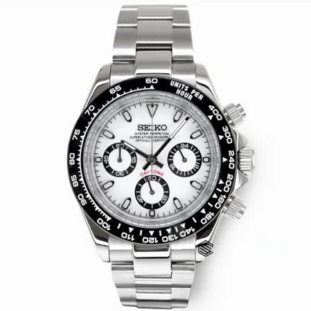 Seiko  Daytona Panda Chronograph Mod Watch